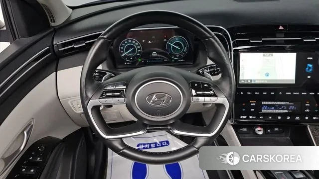 Hyundai Tucson Hybrid (NX4) 2021 Белый из Кореи, фото 5