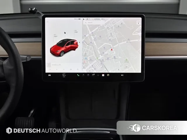 Tesla Model Y 2021 Красный из Кореи, фото 5