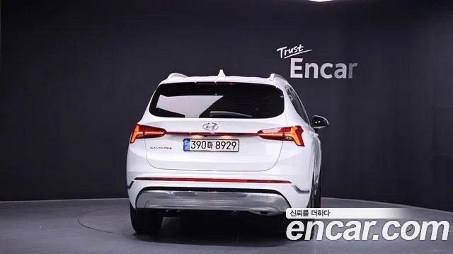 Hyundai The New Santa Fe 2021 Белый из Кореи, фото 5