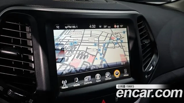 Jeep Cherokee (KL) 2018 Черный из Кореи, фото 5