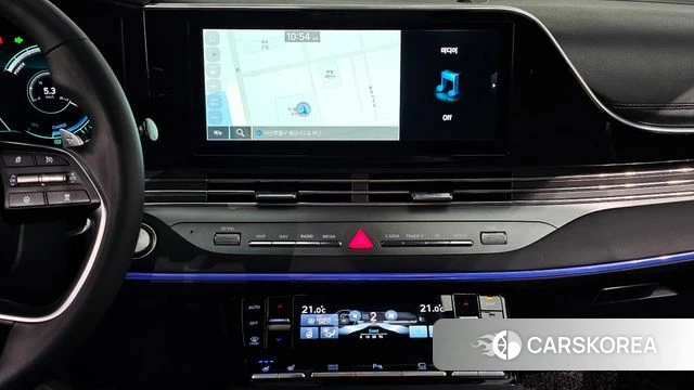 Hyundai The New Grandeur IG Hybrid 2021 Белый из Кореи, фото 5