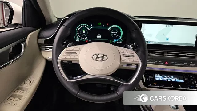 Hyundai The New Grandeur IG Hybrid 2022 Белый из Кореи, фото 5