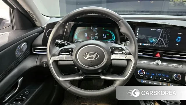 Hyundai The New Avante Hybrid (CN7) 2023 Белый из Кореи, фото 5