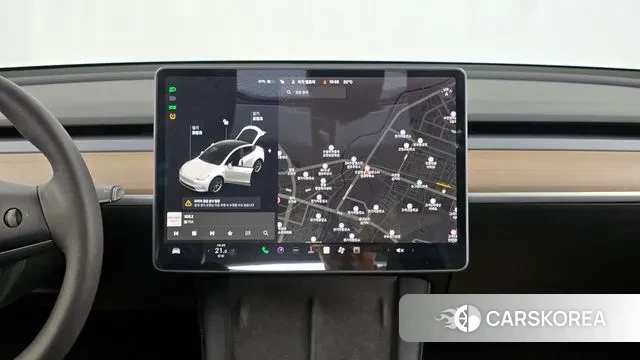 Tesla Model Y 2021 Белый из Кореи, фото 5