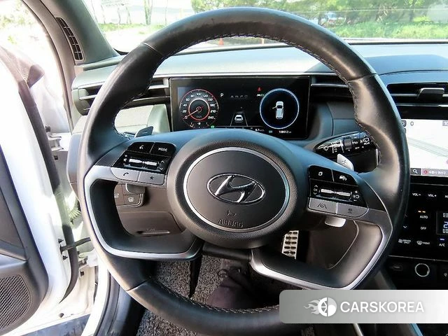 Hyundai Tucson Hybrid (NX4) 2022 Белый из Кореи, фото 5