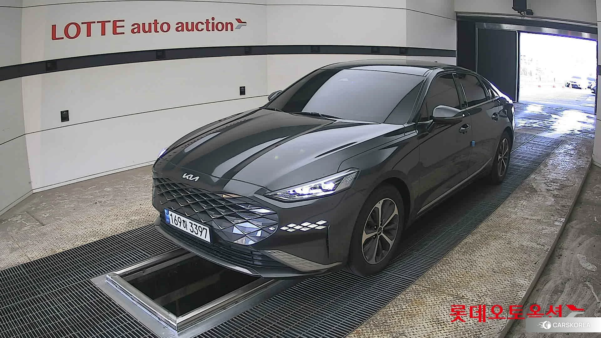 Kia K8 Hybrid 2022 Interstellagray из Кореи, фото 5