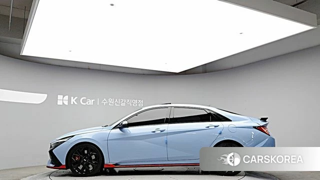 Hyundai Avante (CN7) 2021 Небесно-голубой из Кореи, фото 5
