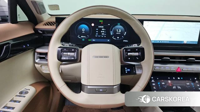 Hyundai Grandeur Hybrid (GN7) 2024 Серебристо-серый из Кореи, фото 5