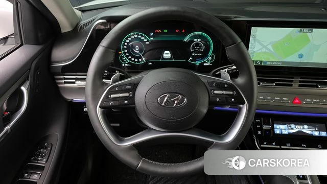 Hyundai The New Grandeur IG Hybrid 2021 Белый из Кореи, фото 5