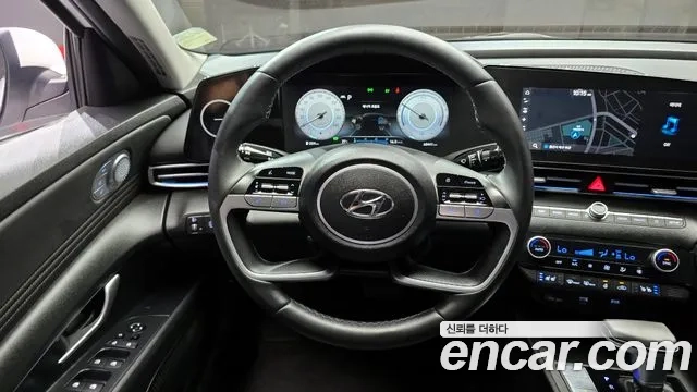 Hyundai Avante Hybrid (CN7) 2020 Белый из Кореи, фото 5