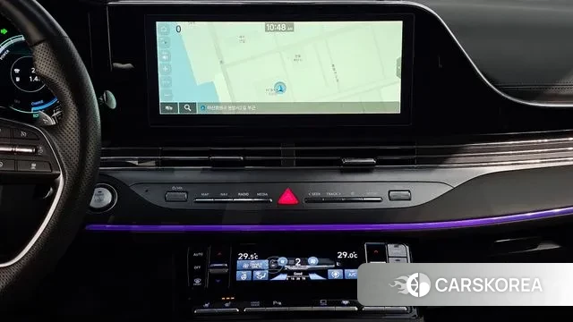 Hyundai The New Grandeur IG Hybrid 2021 Белый из Кореи, фото 5