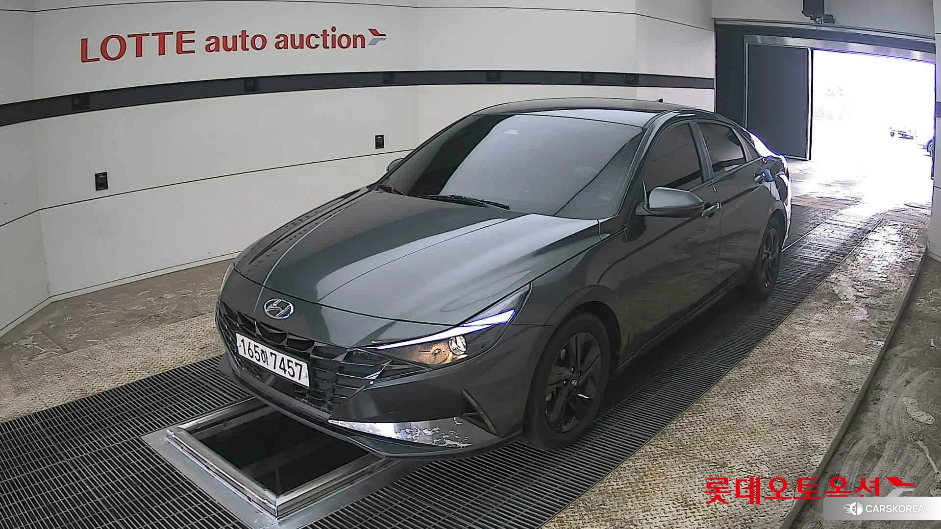 Hyundai Avante Hybrid 2022 Amazon Grey Metallic из Кореи, фото 5