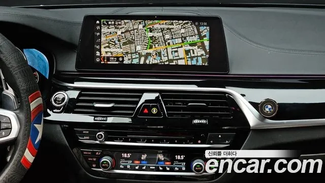 BMW 5 Series (G30) 2018 Синий из Кореи, фото 5