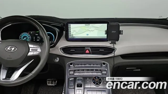 Hyundai The New Santa Fe 2021 Белый из Кореи, фото 5