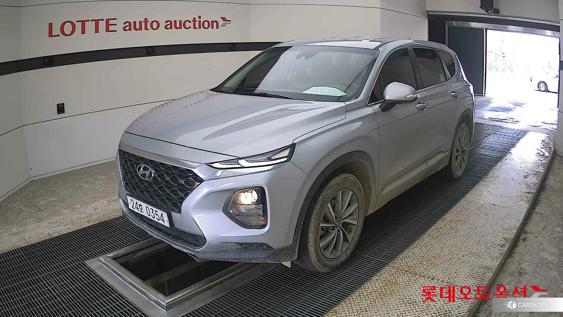 Hyundai Santa Fe 2020 Typhoon Silver из Кореи, фото 5
