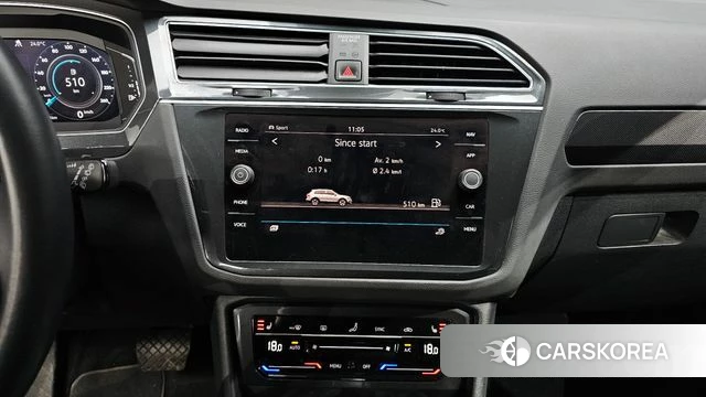 Volkswagen Tiguan Allspace 2022 Черный из Кореи, фото 5