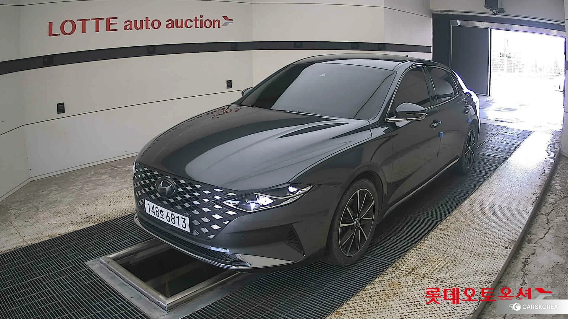 Hyundai Grandeur 2022 Nocturne Grey Metallic из Кореи, фото 5