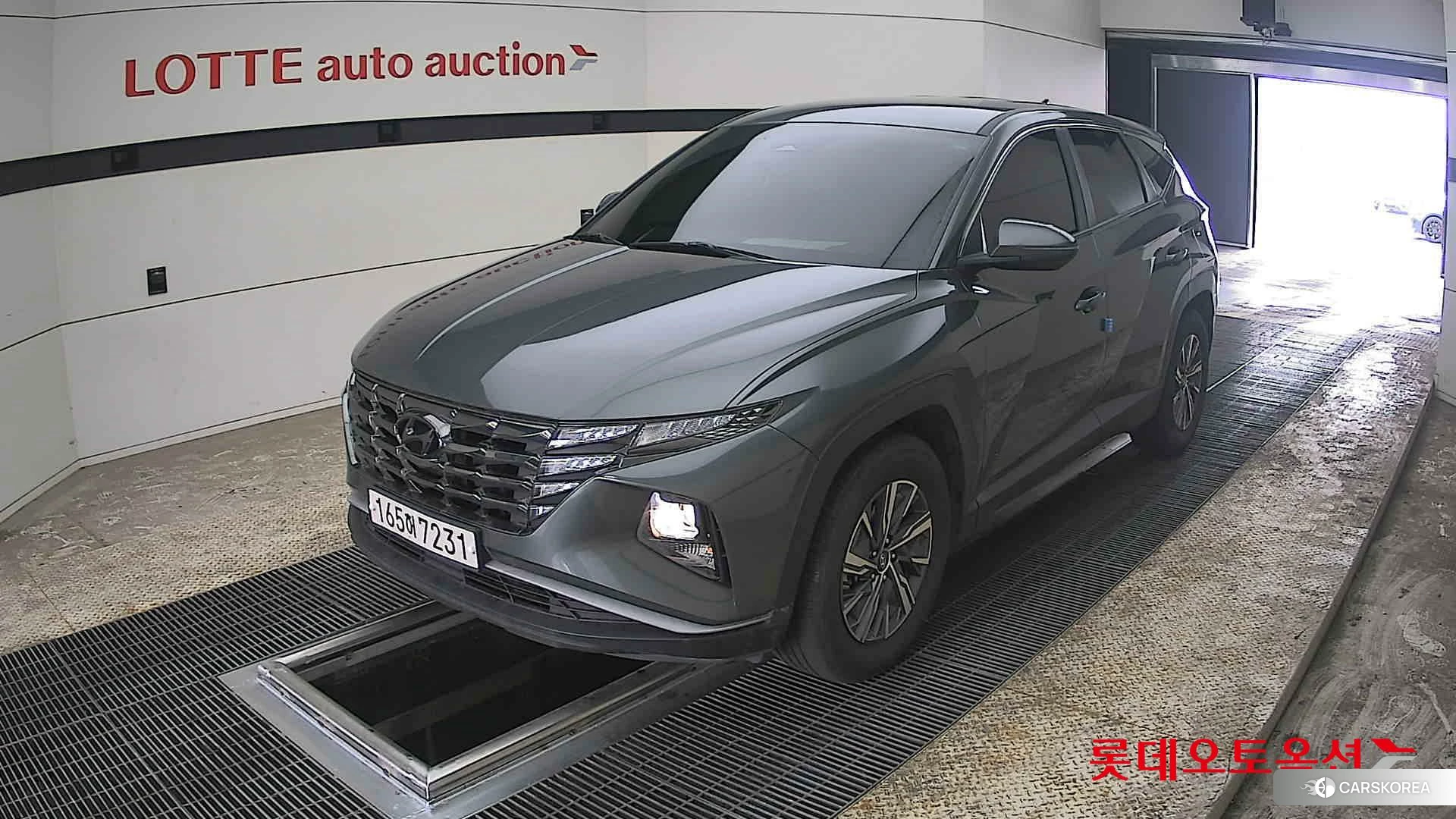 Hyundai Tucson Hybrid 2022 Amazon Grey Metallic из Кореи, фото 5