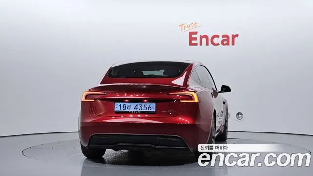 Tesla Model 3 2024 Красный из Кореи, фото 5