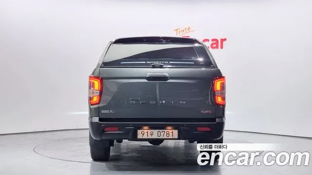 Ssangyong The New Rexton Sport 2021 Темно-зеленый из Кореи, фото 5