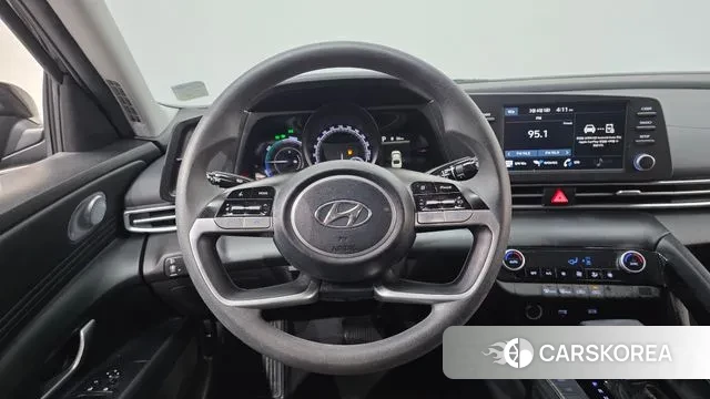 Hyundai Avante Hybrid (CN7) 2022 Черный из Кореи, фото 5