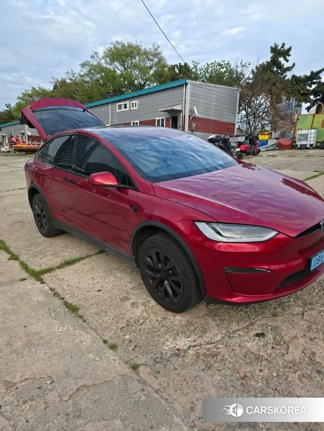 Tesla Model X 2023 Красный из Кореи, фото 5