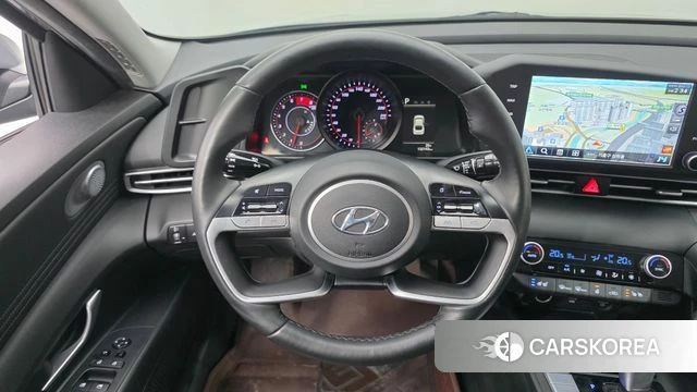Hyundai Avante (CN7) 2021 Небесно-голубой из Кореи, фото 5