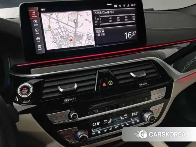 BMW 5 Series (G30) 2021 Черный из Кореи, фото 5