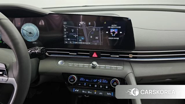 Hyundai Avante Hybrid (CN7) 2023 Черный из Кореи, фото 5