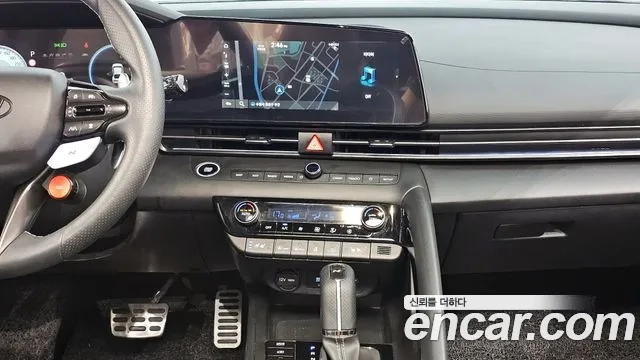 Hyundai The New Avante (CN7) 2023 Черный из Кореи, фото 5