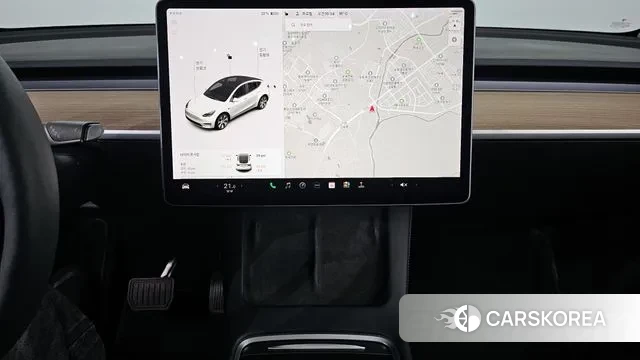 Tesla Model Y 2021 Белый из Кореи, фото 5