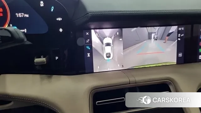 Porsche Taycan 2022 Небесно-голубой из Кореи, фото 5