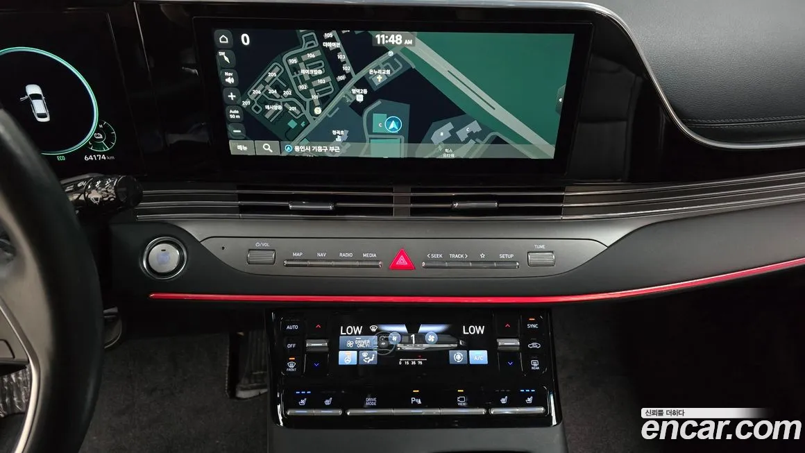 Hyundai The New Grandeur IG Hybrid 2021 Черный из Кореи, фото 5