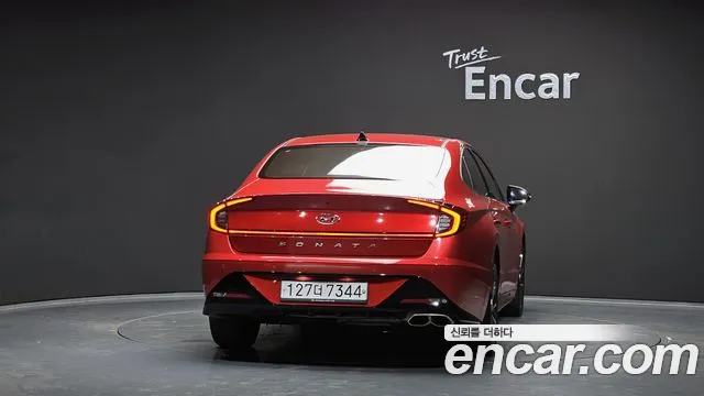 Hyundai Sonata (DN8) 2019 Красный из Кореи, фото 5