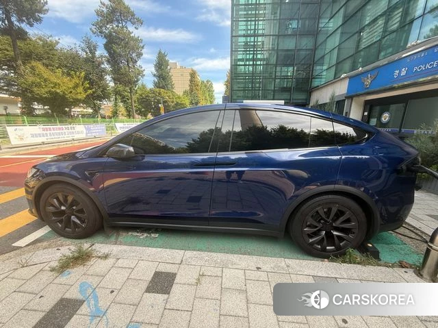 Tesla Model X 2023 Синий из Кореи, фото 5