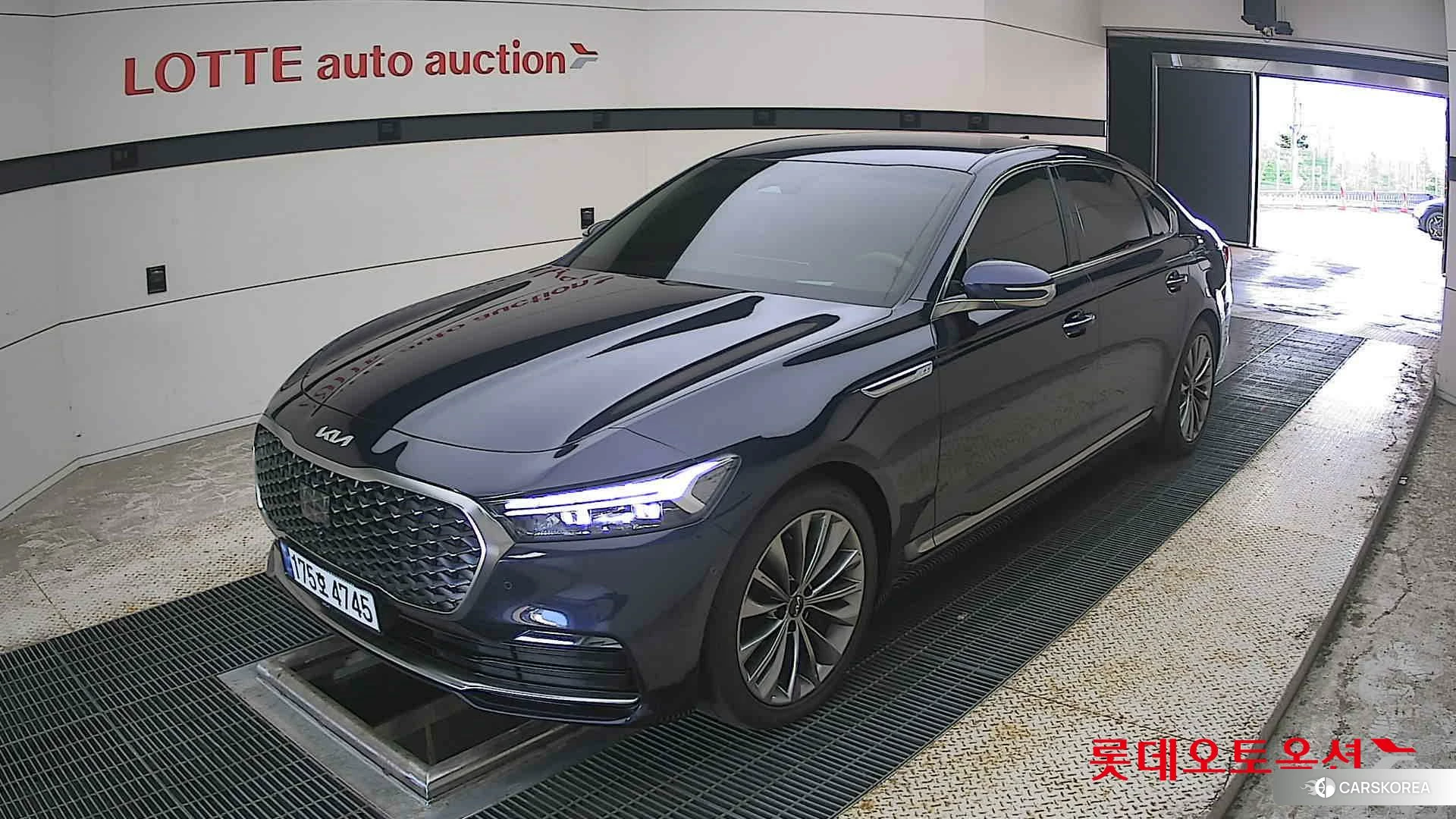 Kia K9 2024 Deep Chroma Blue из Кореи, фото 5