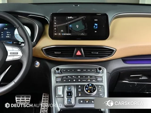 Hyundai The New Santa Fe 2022 Черный из Кореи, фото 5