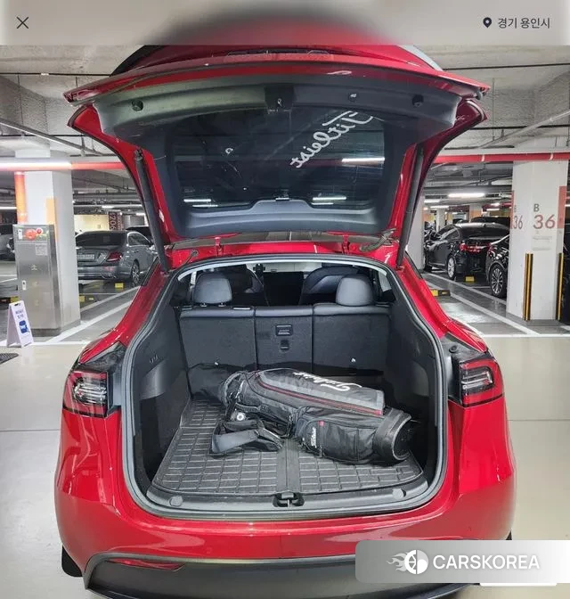 Tesla Model Y 2021 Красный из Кореи, фото 5