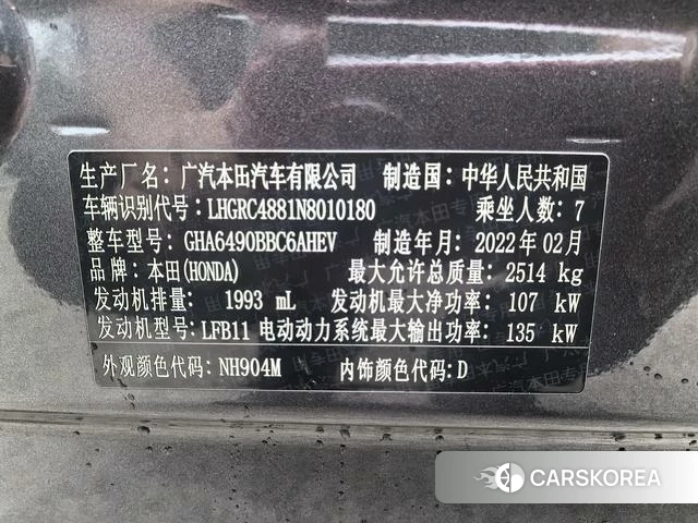 Honda Odyssey 2022 Темно-серый из Китая, фото 5