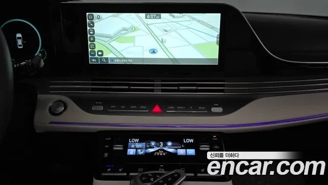 Hyundai The New Grandeur IG Hybrid 2021 Серый из Кореи, фото 5