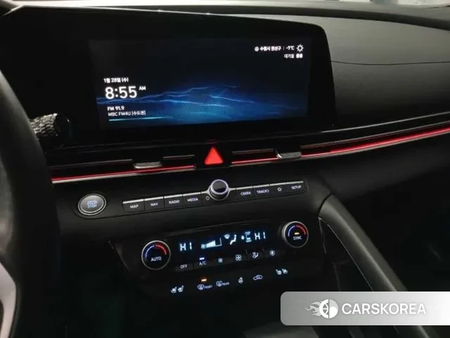 Hyundai Avante Hybrid (CN7) 2022 Белый из Кореи, фото 5