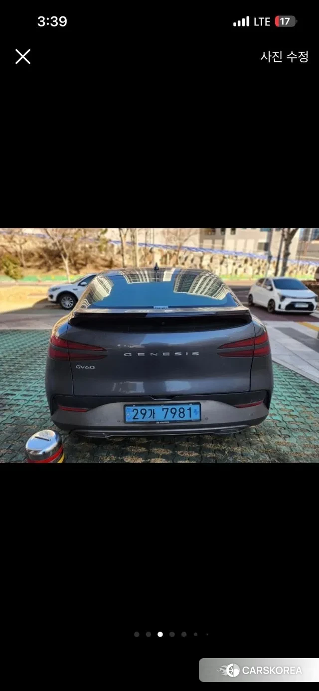 Genesis GV60 2022 Серый из Кореи, фото 5