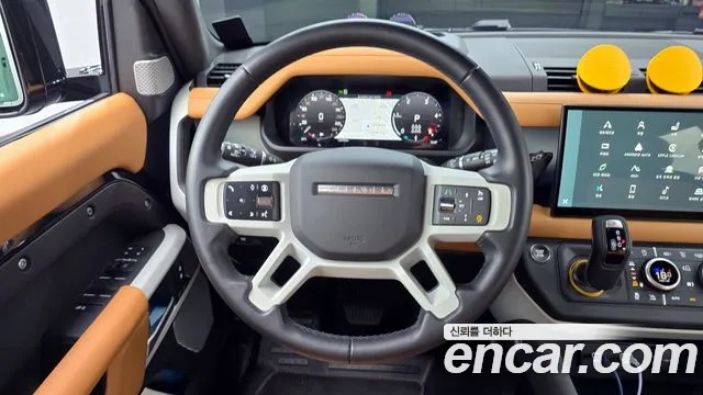 Land Rover Defender (L663) 2024 Черный из Кореи, фото 5