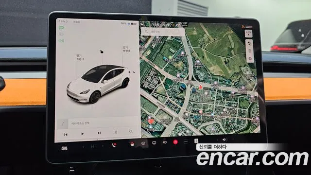 Tesla Model Y 2021 Белый из Кореи, фото 5