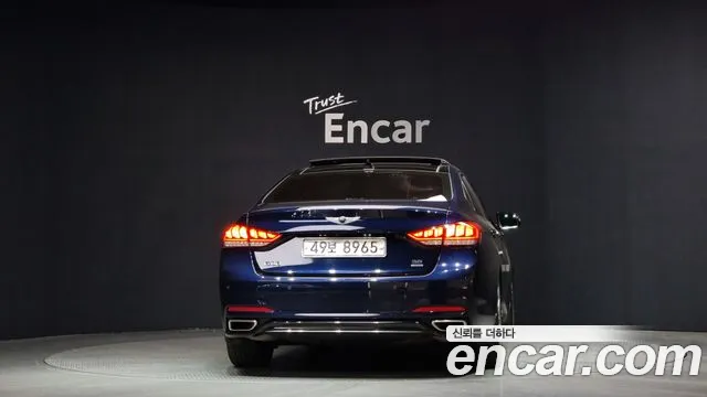 Genesis G80 2018 Синий из Кореи, фото 5