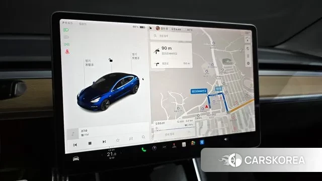 Tesla Model 3 2020 Синий из Кореи, фото 5