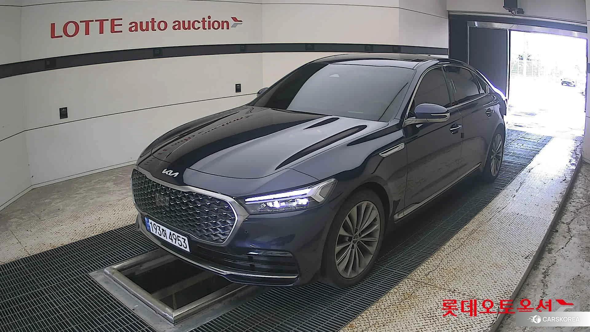 Kia K9 2022 Deep Chroma Blue из Кореи, фото 5