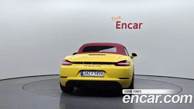 Porsche 718 Boxster 2022 Желтый из Кореи, фото 5