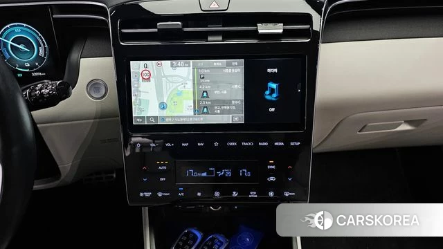 Hyundai Tucson Hybrid (NX4) 2021 Красный из Кореи, фото 5