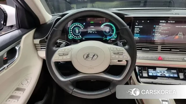 Hyundai The New Grandeur IG Hybrid 2021 Белый из Кореи, фото 5
